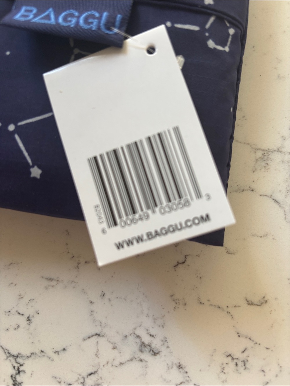 BAGGU Navy Star & Constellation Bag - Picture 3 of 4